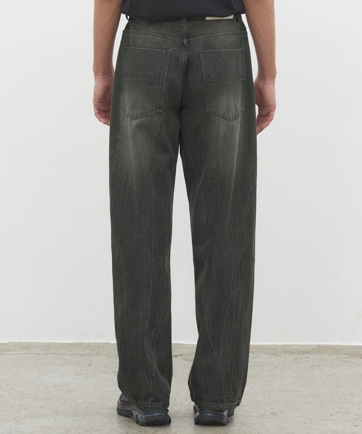 데케트(DECET) Mid Rise Wide Jeans DCPT027CRDKhaki