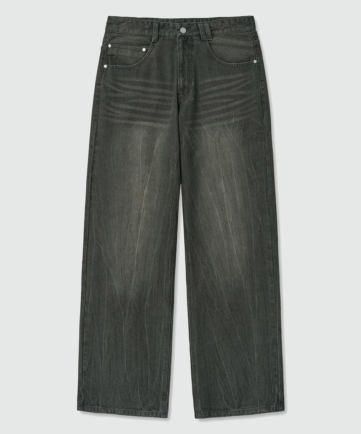 데케트(DECET) Mid Rise Wide Jeans DCPT027CRDKhaki