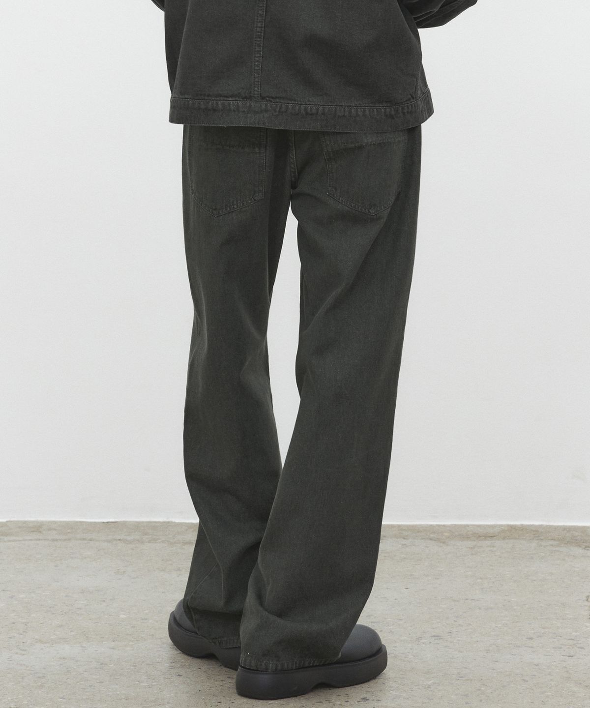 데케트(DECET) Mid Rise Wide Jeans DCPT027DKhaki