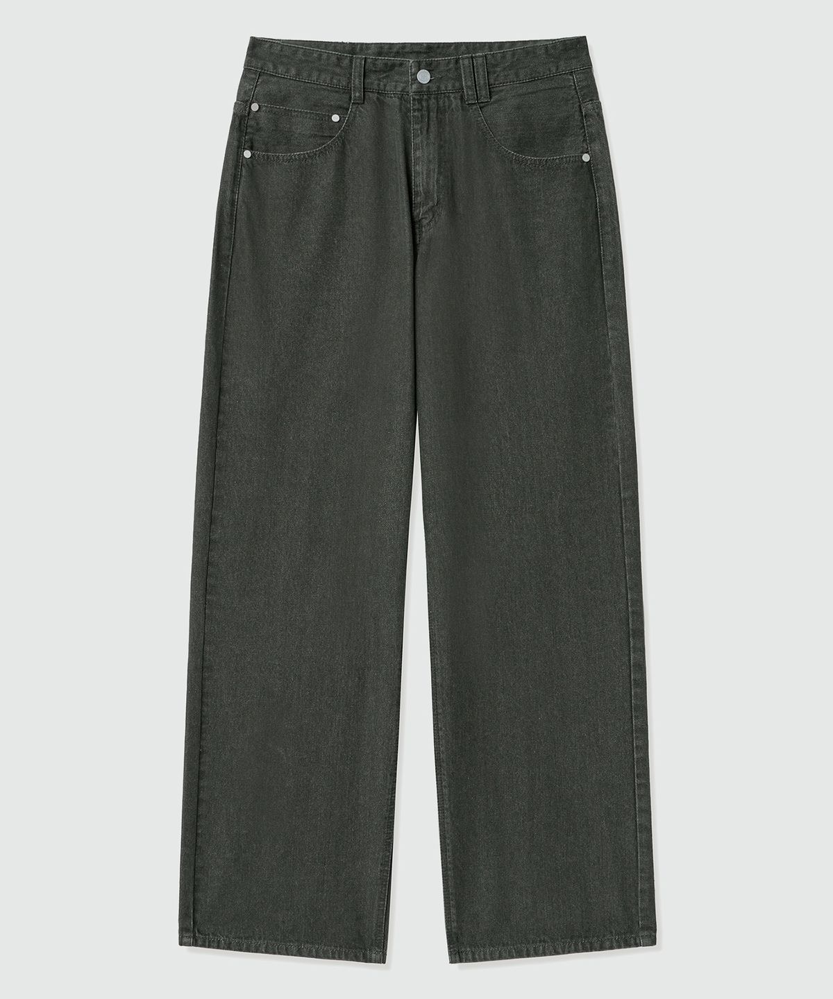 데케트(DECET) Mid Rise Wide Jeans DCPT027DKhaki