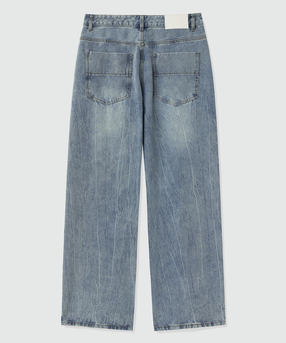 데케트(DECET) Mid Rise Wide Jeans DCPT027DMCRBlue