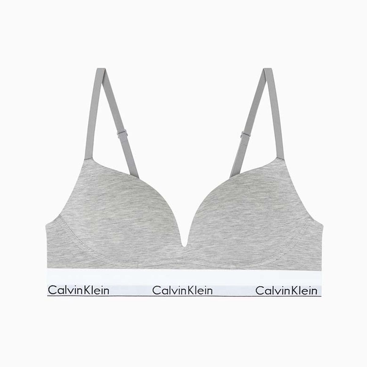 캘빈클라인 언더웨어(CALVIN KLEIN UNDERWEAR) 여성 아이콘 코튼 모달 AF 푸쉬업 브라_QF8502ADP7A