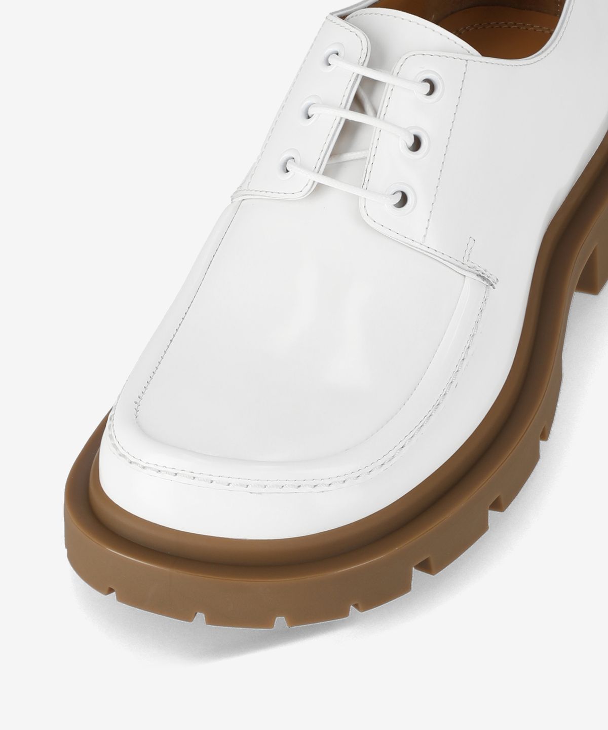 메종 마르지엘라(MAISON MARGIELA) 아이비 더비 슈즈 - 화이트 믹스 / S58WQ0133P3827H8339