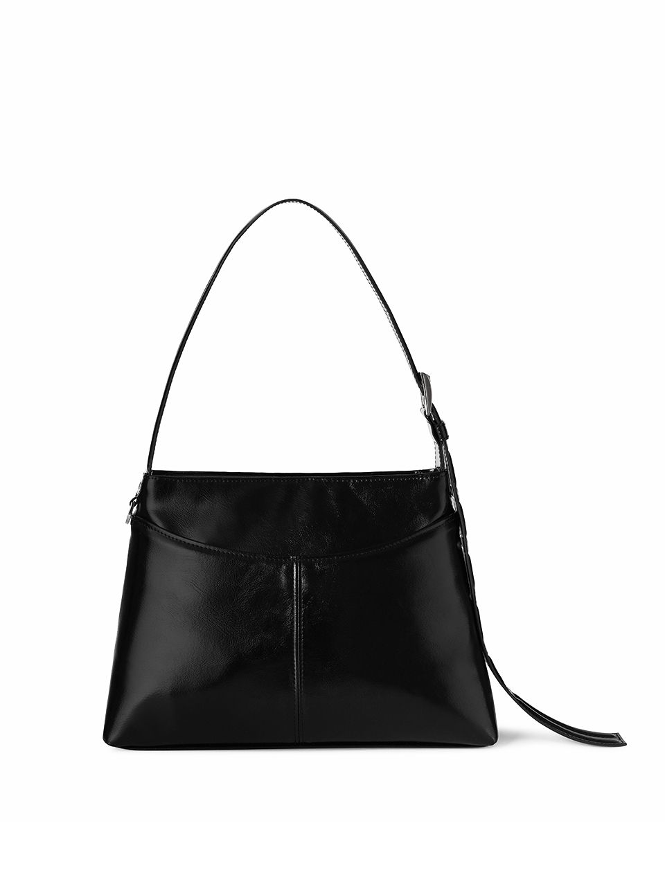 MUSINSA | fennec MAXI BUCKLE BAG - BLACK