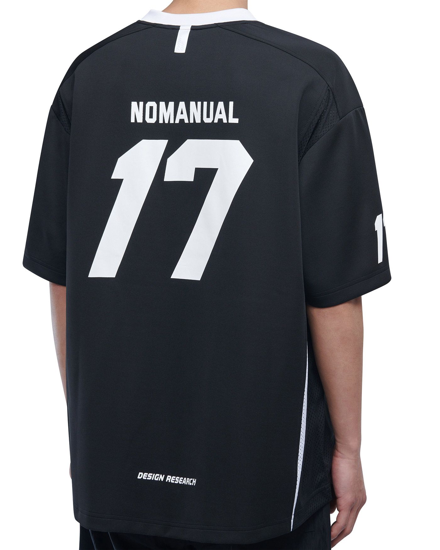 【NOMANUAL】 17 MESH BLOCK FOOTBALL JERSEY ★韓国の大人気★ MUSINSA | NOMANUAL 17 MESH BLOCK FOOTBALL JERSEY - BLACK