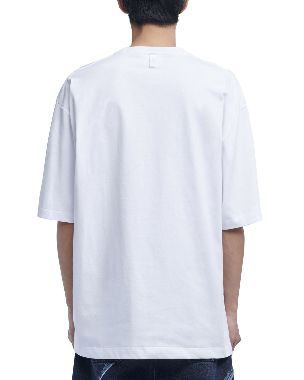 노매뉴얼(NOMANUAL) RAVE T-SHIRT - WHITE