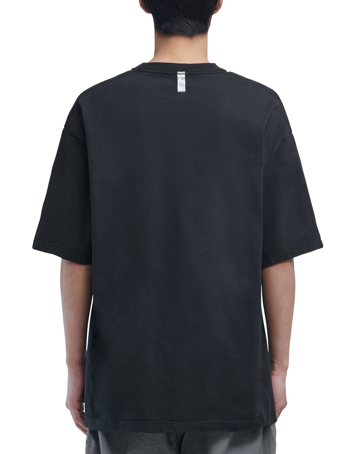 노매뉴얼(NOMANUAL) A.L T-SHIRT - WASHED BLACK