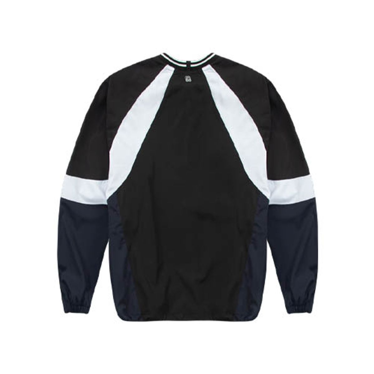 아웃 오브 트렁크(OUT OF TRUNK) TRUNK Pharmacy Print Logo V-neck Sweatshirt (Black)