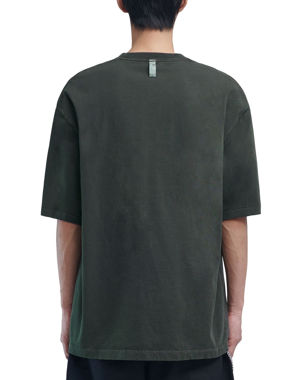 노매뉴얼(NOMANUAL) OVERDYED D.A.L T-SHIRT - DEEP KHAKI
