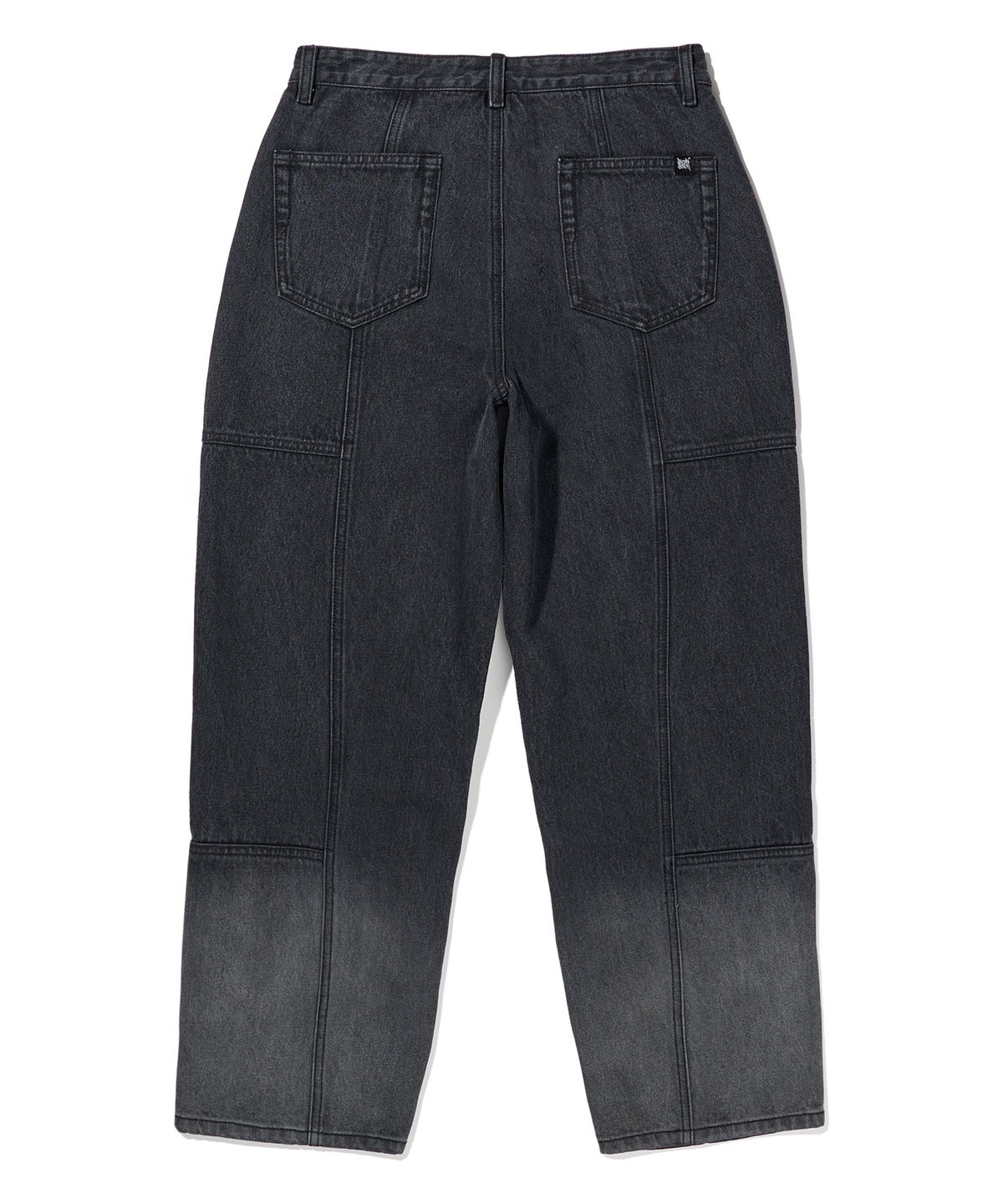 브라운브레스(BROWNBREATH) SPRD LINE DYING JEAN - BLACK