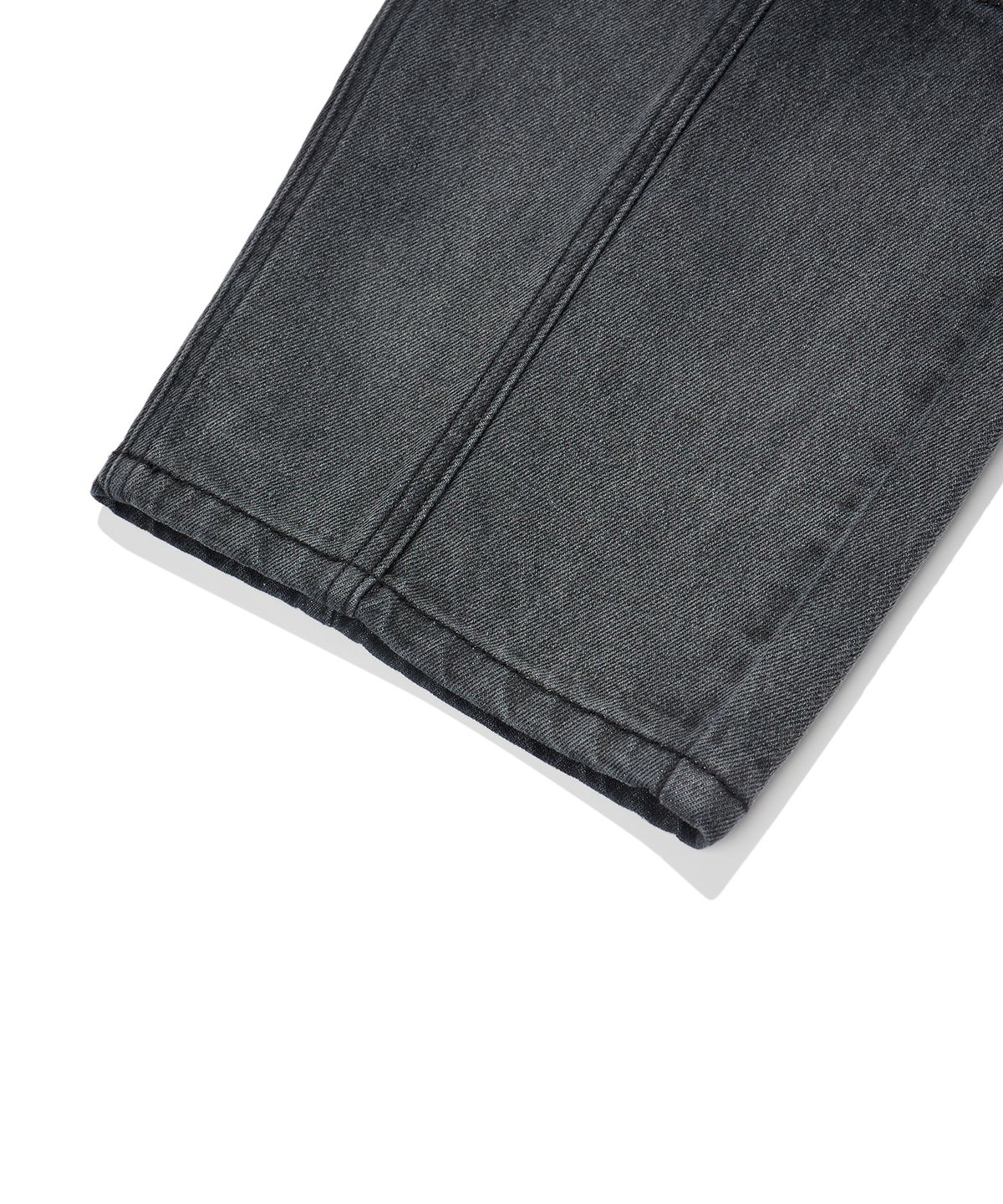 브라운브레스(BROWNBREATH) SPRD LINE DYING JEAN - BLACK