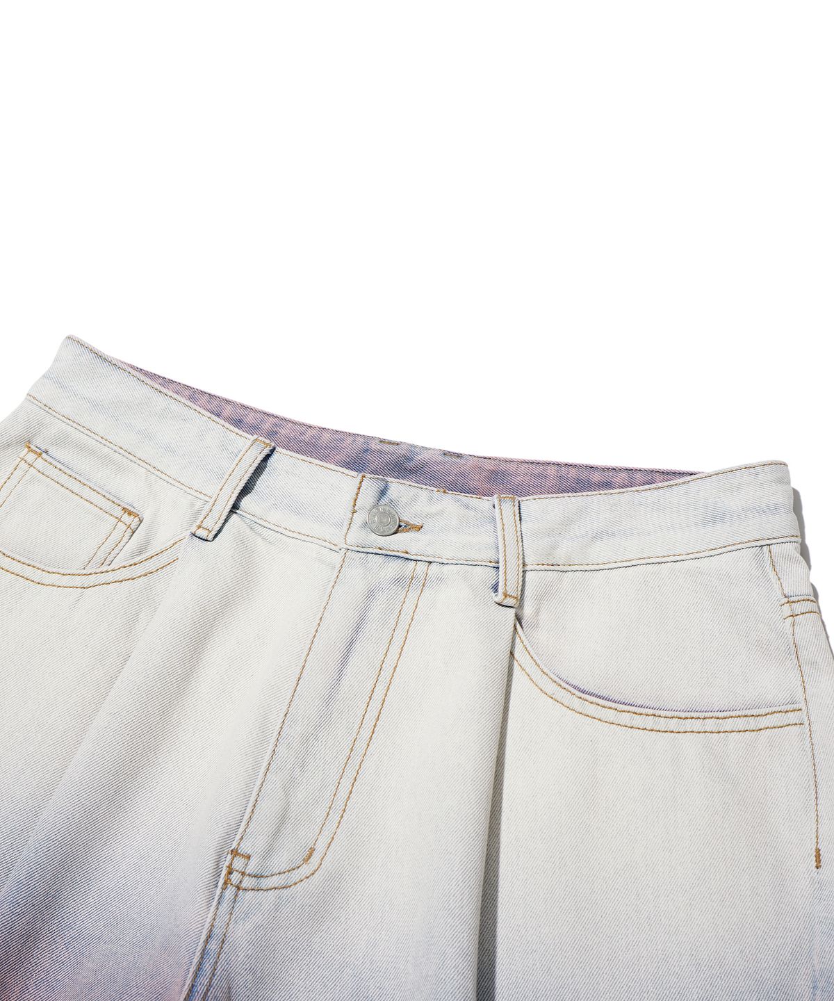 브라운브레스(BROWNBREATH) GRADATION WASHED JEAN - INDY PINK