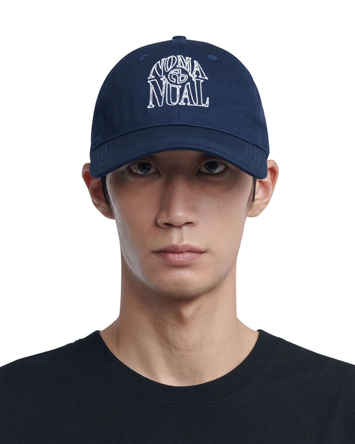 노매뉴얼(NOMANUAL) S.N.A BALL CAP - DARK NAVY