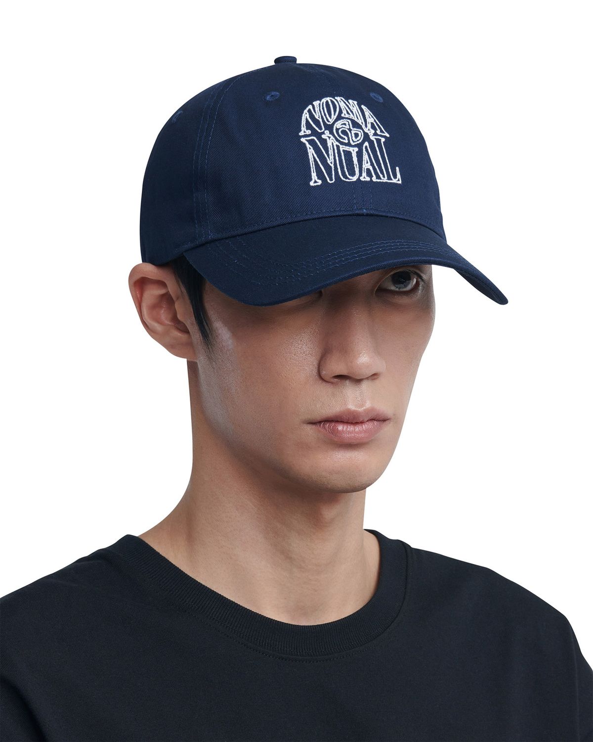 노매뉴얼(NOMANUAL) S.N.A BALL CAP - DARK NAVY