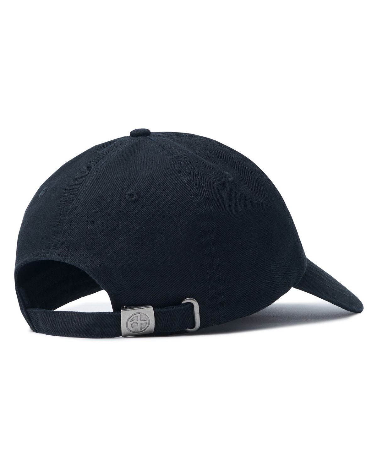 노매뉴얼(NOMANUAL) EMBROIDERED SLOGAN BALL CAP - BLACK