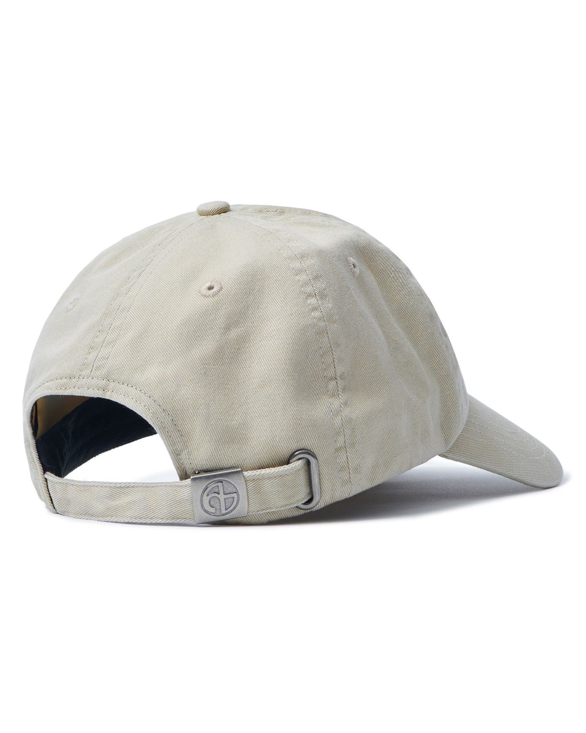 노매뉴얼(NOMANUAL) EMBROIDERED SLOGAN BALL CAP - BEIGE