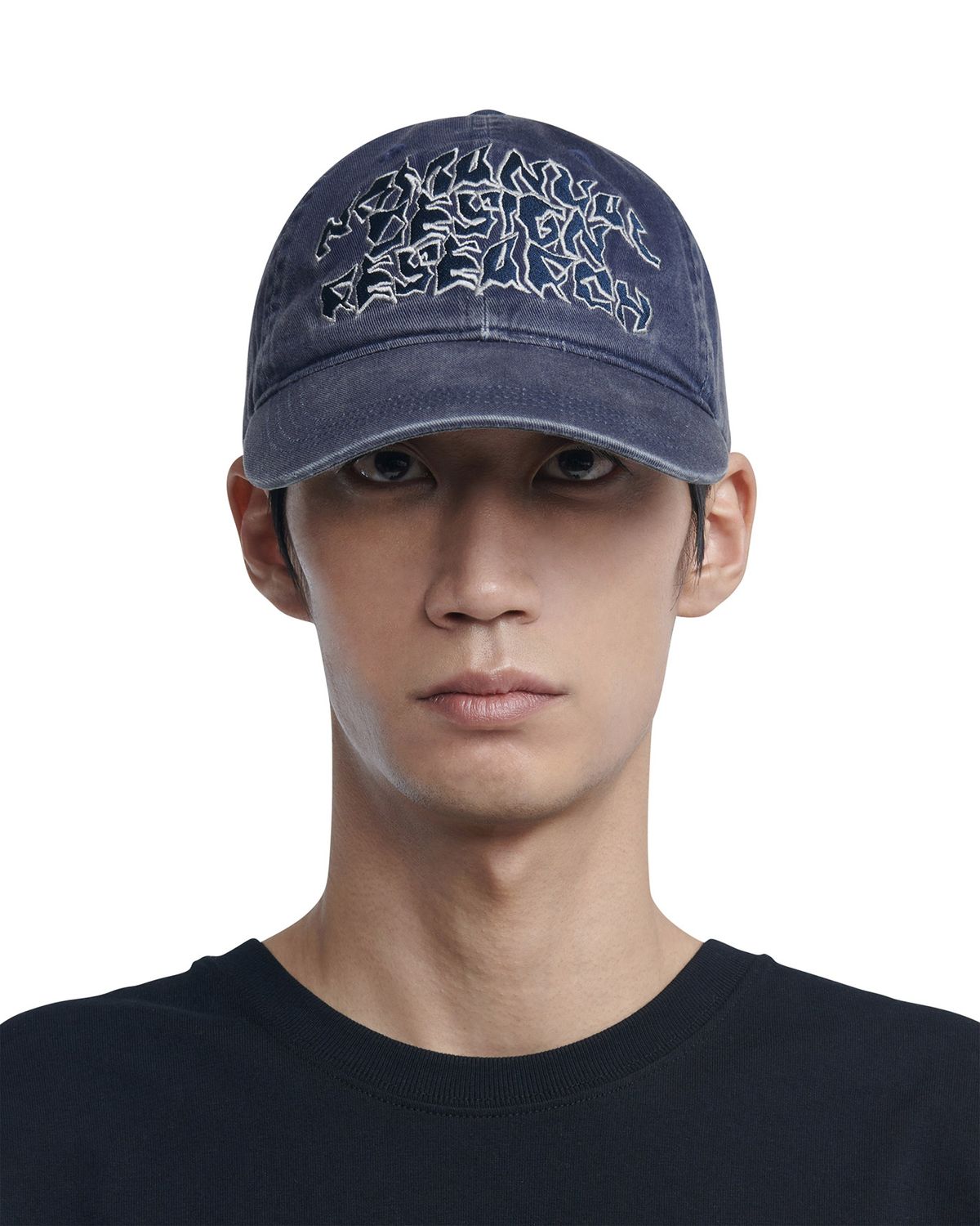 노매뉴얼(NOMANUAL) M.S.L BALL CAP - WASHED NAVY