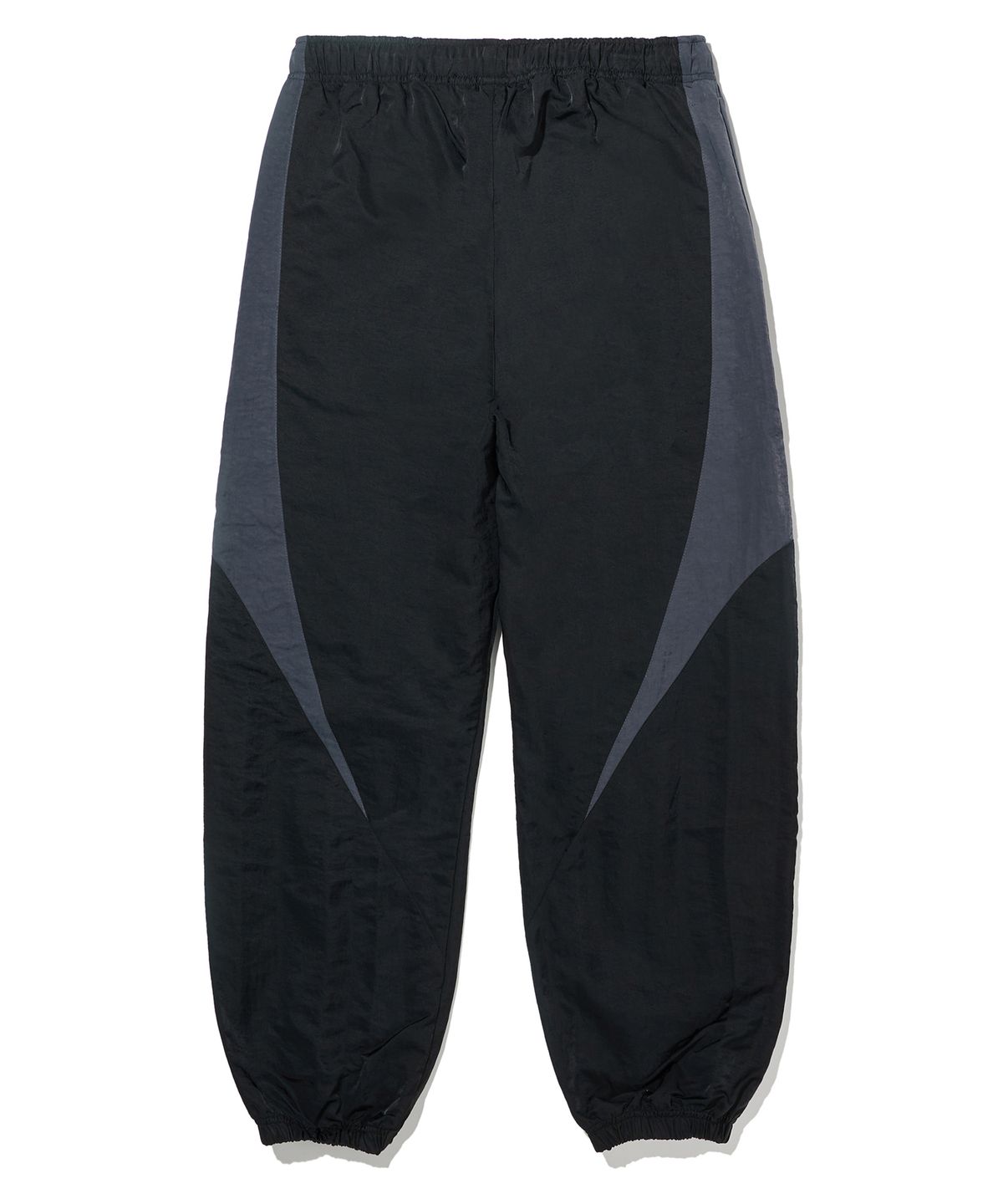 브라운브레스(BROWNBREATH) NYLON LINE PANTS - BLACK