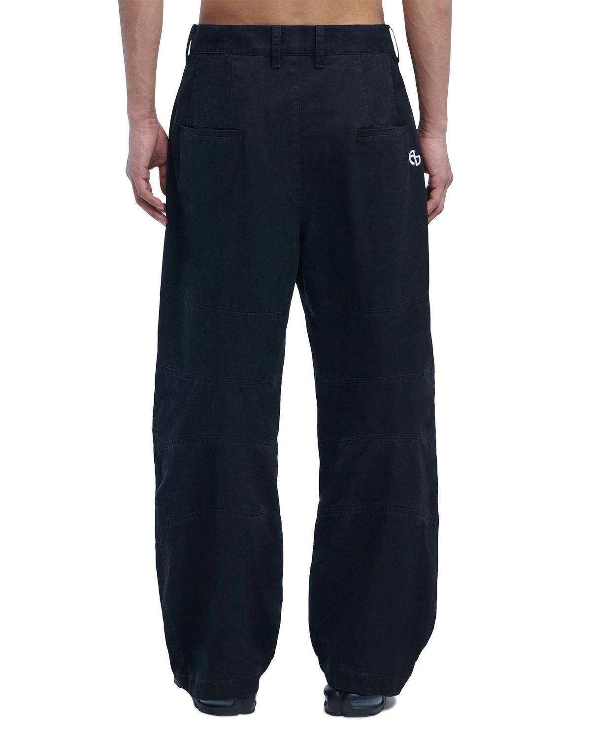 노매뉴얼(NOMANUAL) P.D CURVED PANTS - BLACK