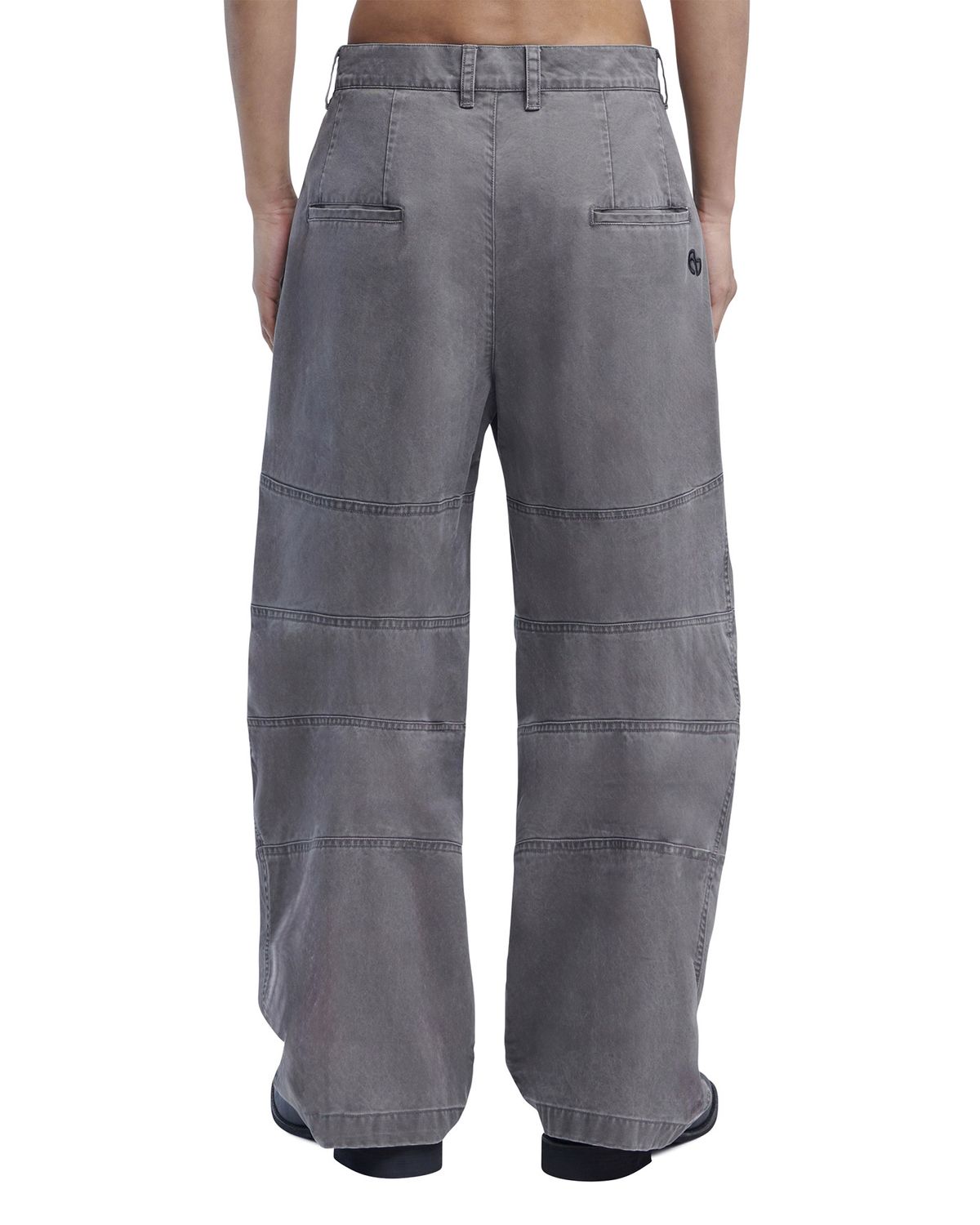 노매뉴얼(NOMANUAL) P.D CURVED PANTS - GRAY