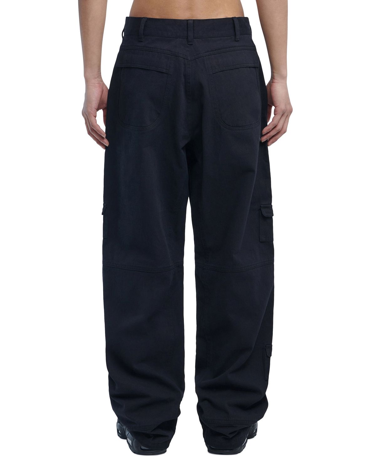 노매뉴얼(NOMANUAL) UTILITY CARGO PANTS - WASHED BLACK