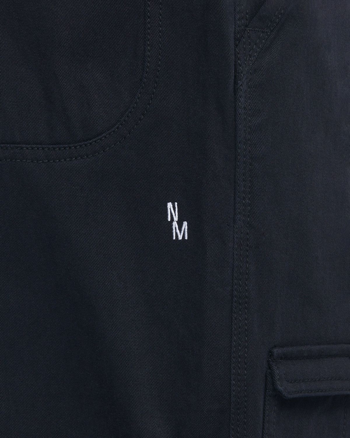 노매뉴얼(NOMANUAL) UTILITY CARGO PANTS - WASHED BLACK