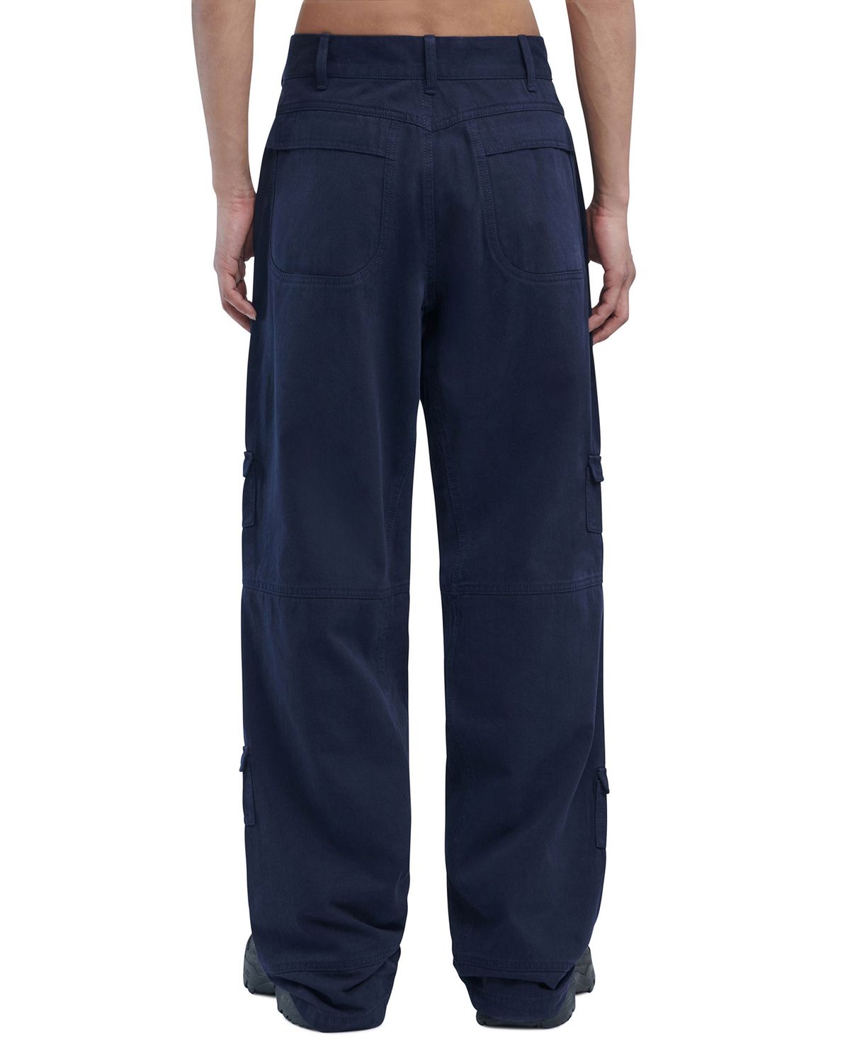 노매뉴얼(NOMANUAL) UTILITY CARGO PANTS - WASHED NAVY