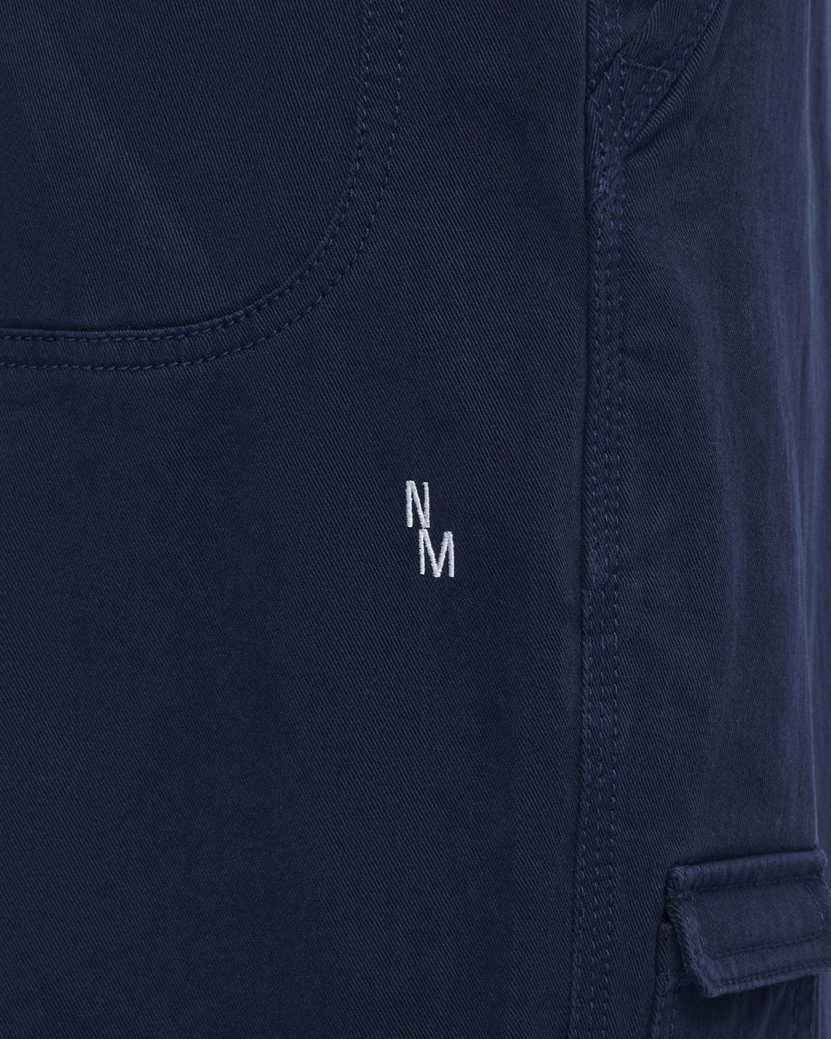 노매뉴얼(NOMANUAL) UTILITY CARGO PANTS - WASHED NAVY