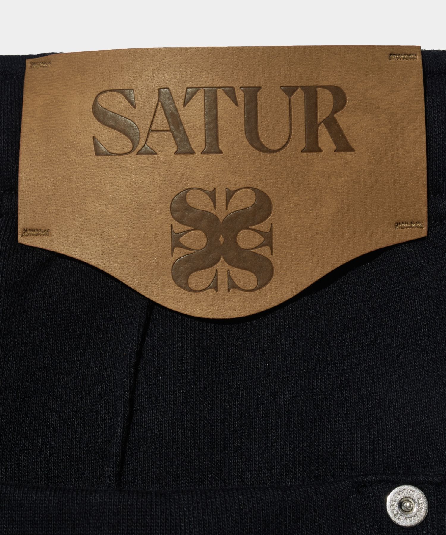 MUSINSA | SATUR Etna Lounge Straight Sweatpants Classic Black