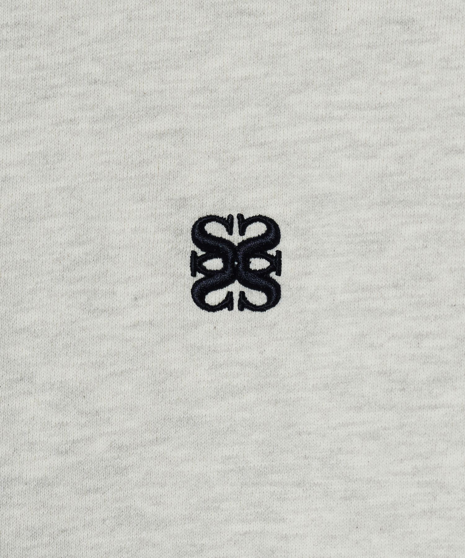 MUSINSA | SATUR Classic Logo Basic Sweatshirt Melange Ivory