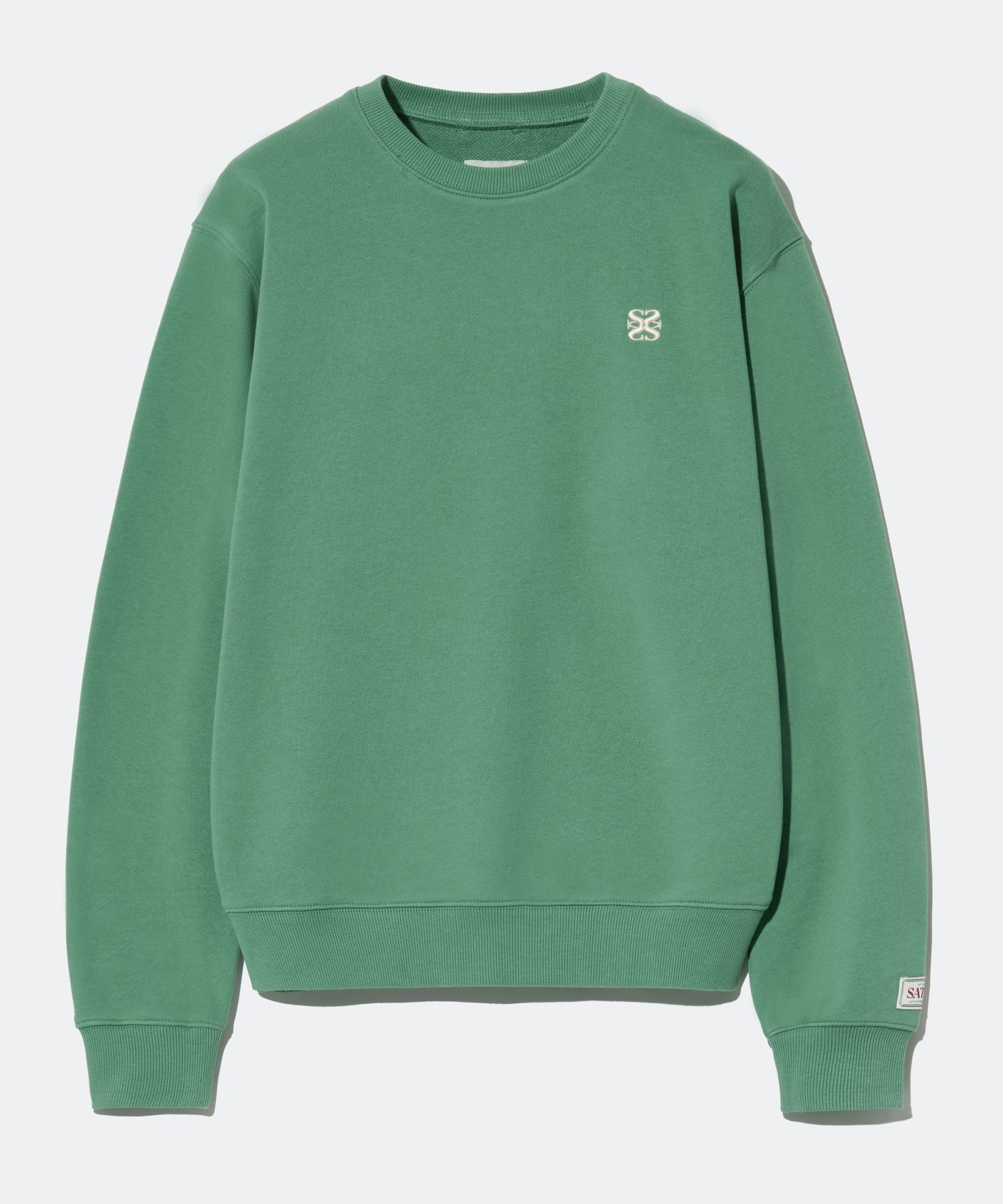 SATUR classic logo sweatshirt WSサイズ MUSINSA公式 | SATUR classic logo sweatshirt classic black