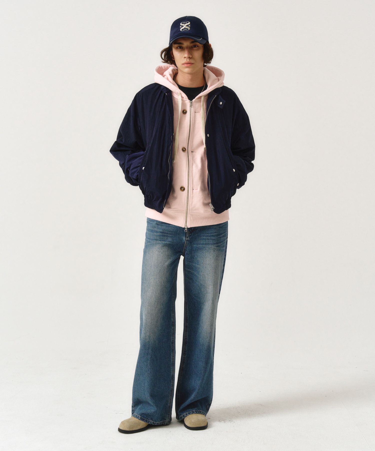 MUSINSA | SATUR Santy Nylon Oversized Blouson MA-1 Jacket