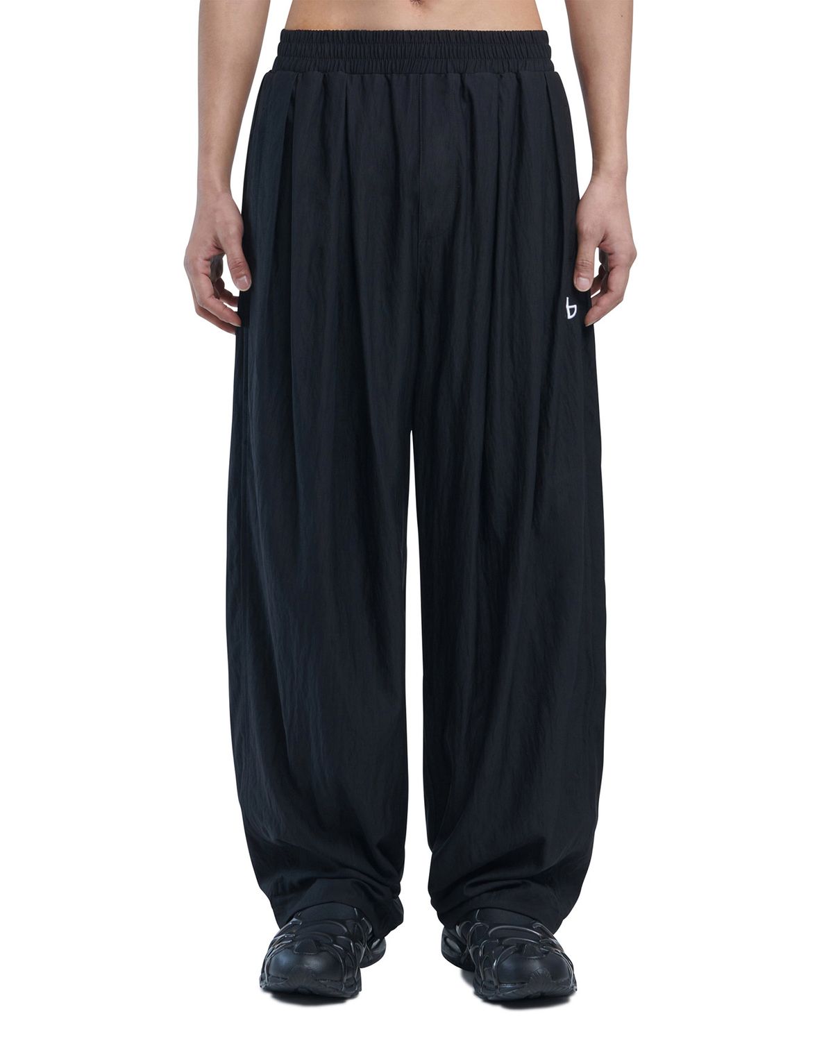 노매뉴얼(NOMANUAL) 3DT NYLON PANTS - BLACK
