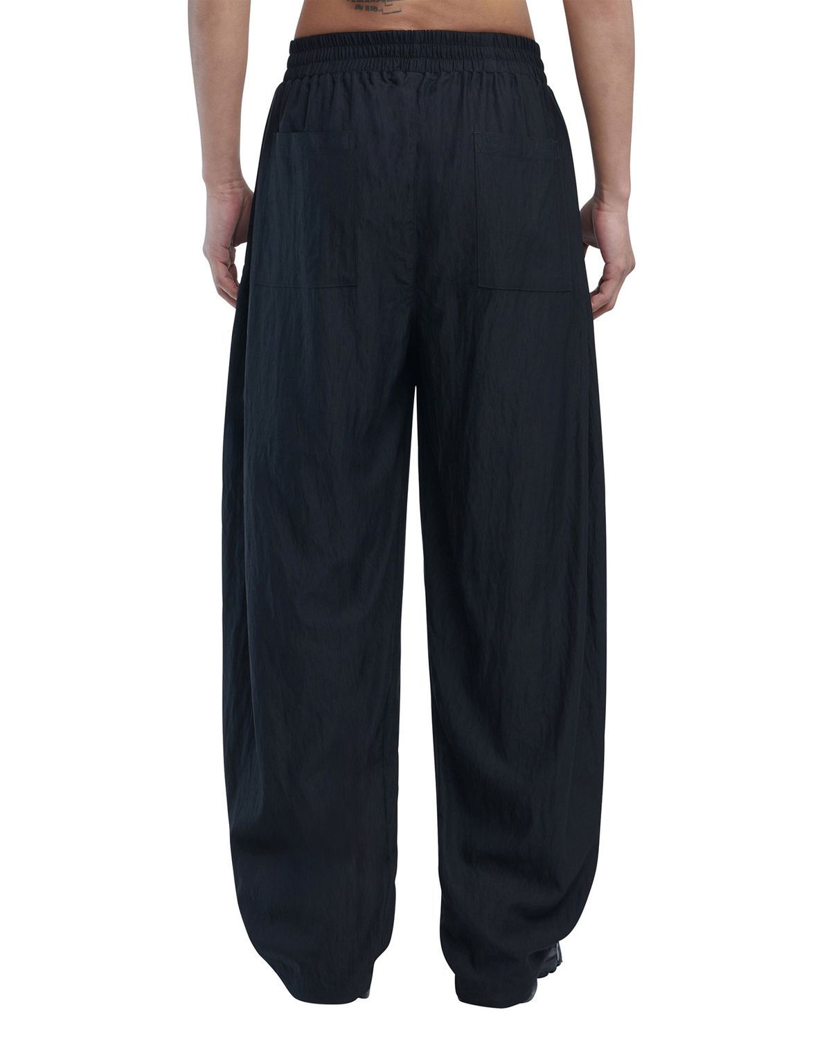 노매뉴얼(NOMANUAL) 3DT NYLON PANTS - BLACK