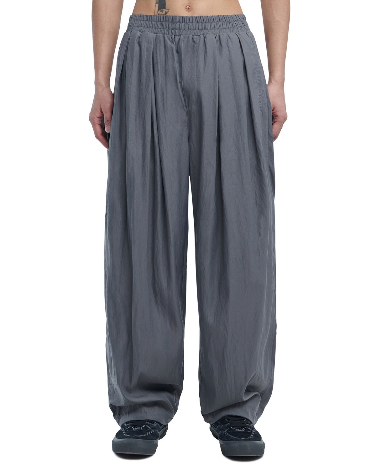 노매뉴얼(NOMANUAL) 3DT NYLON PANTS - CHARCOAL