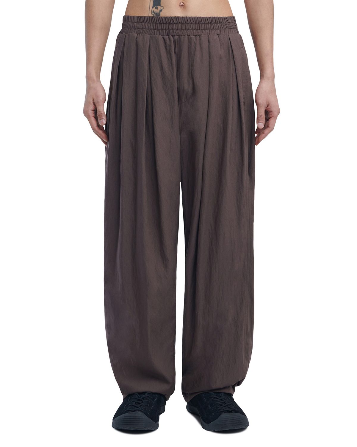 노매뉴얼(NOMANUAL) 3DT NYLON PANTS - BROWN