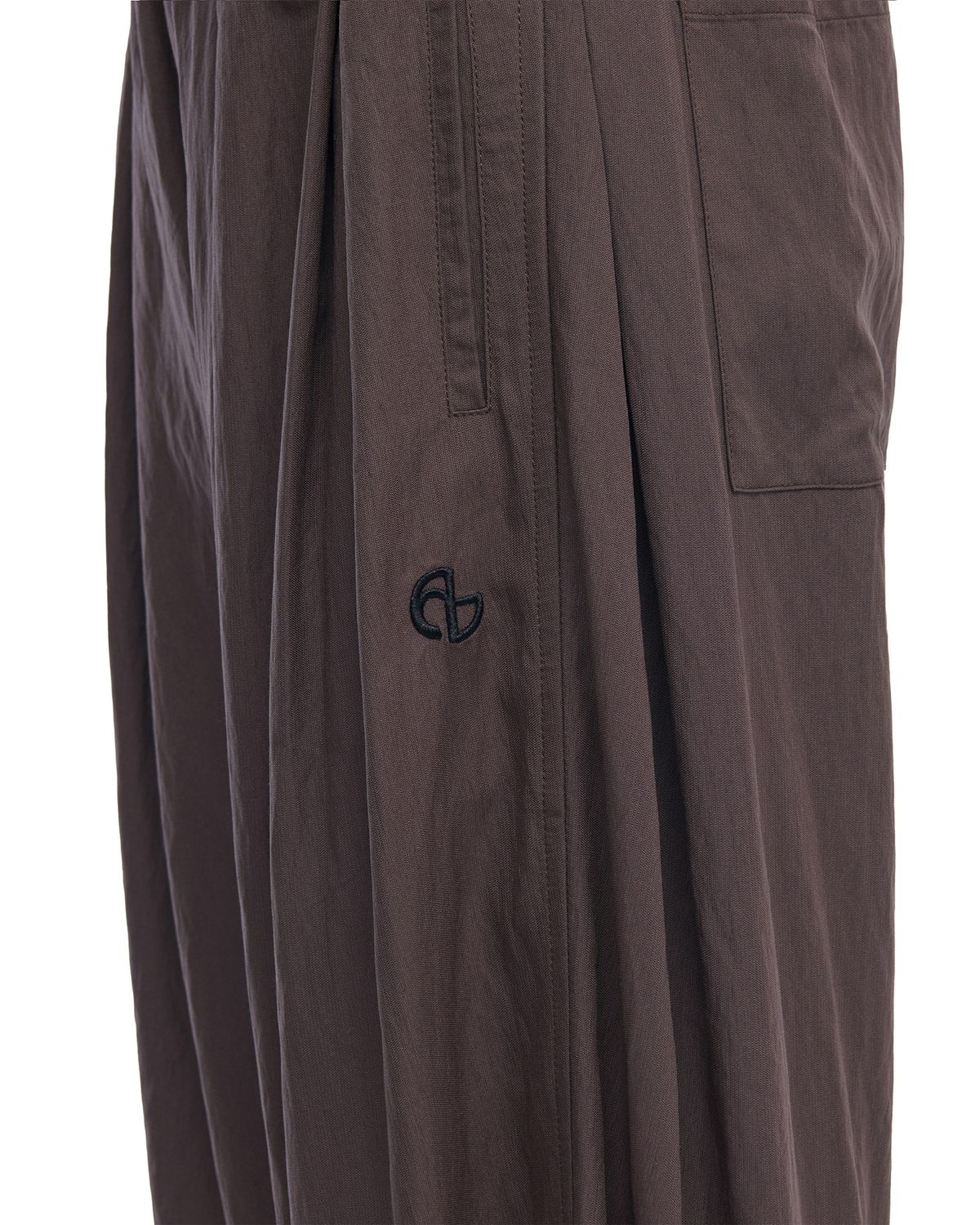 노매뉴얼(NOMANUAL) 3DT NYLON PANTS - BROWN