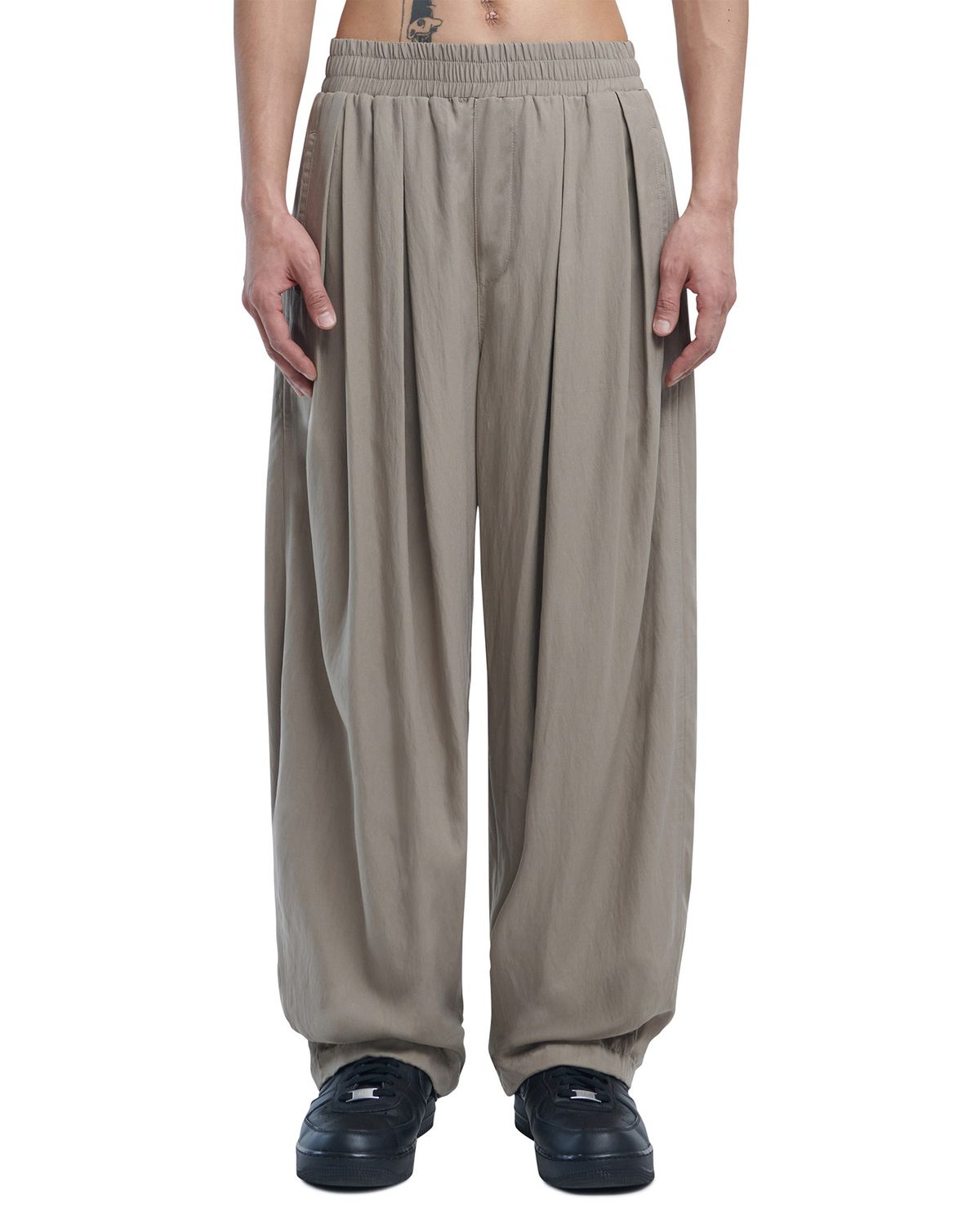 노매뉴얼(NOMANUAL) 3DT NYLON PANTS - CACAO