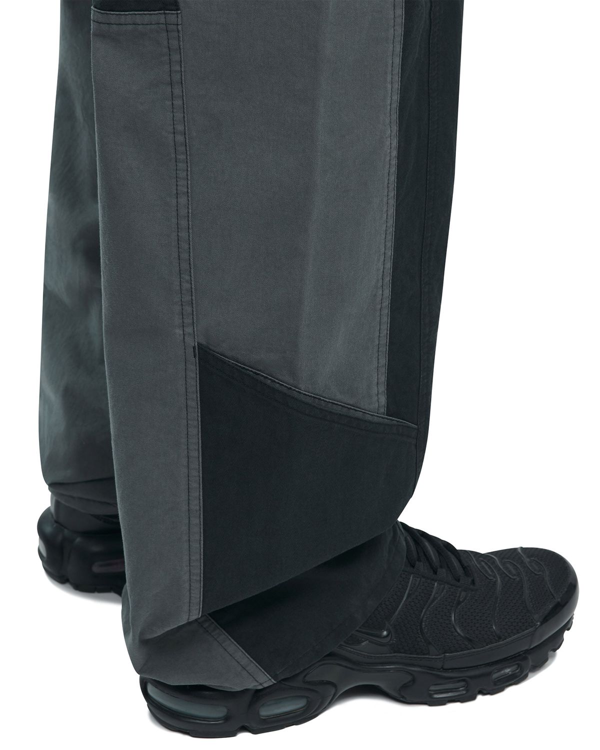 노매뉴얼(NOMANUAL) F.P PANTS - KHAKI GRAY