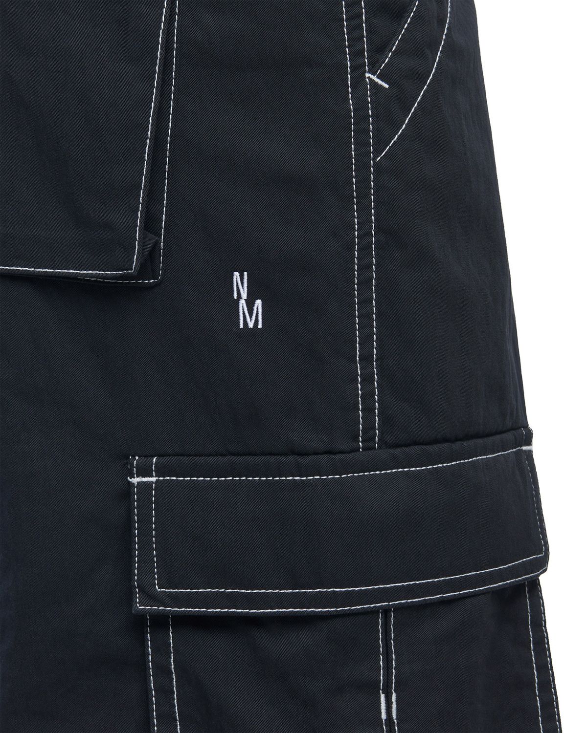 노매뉴얼(NOMANUAL) S.N WORK PANTS - BLACK