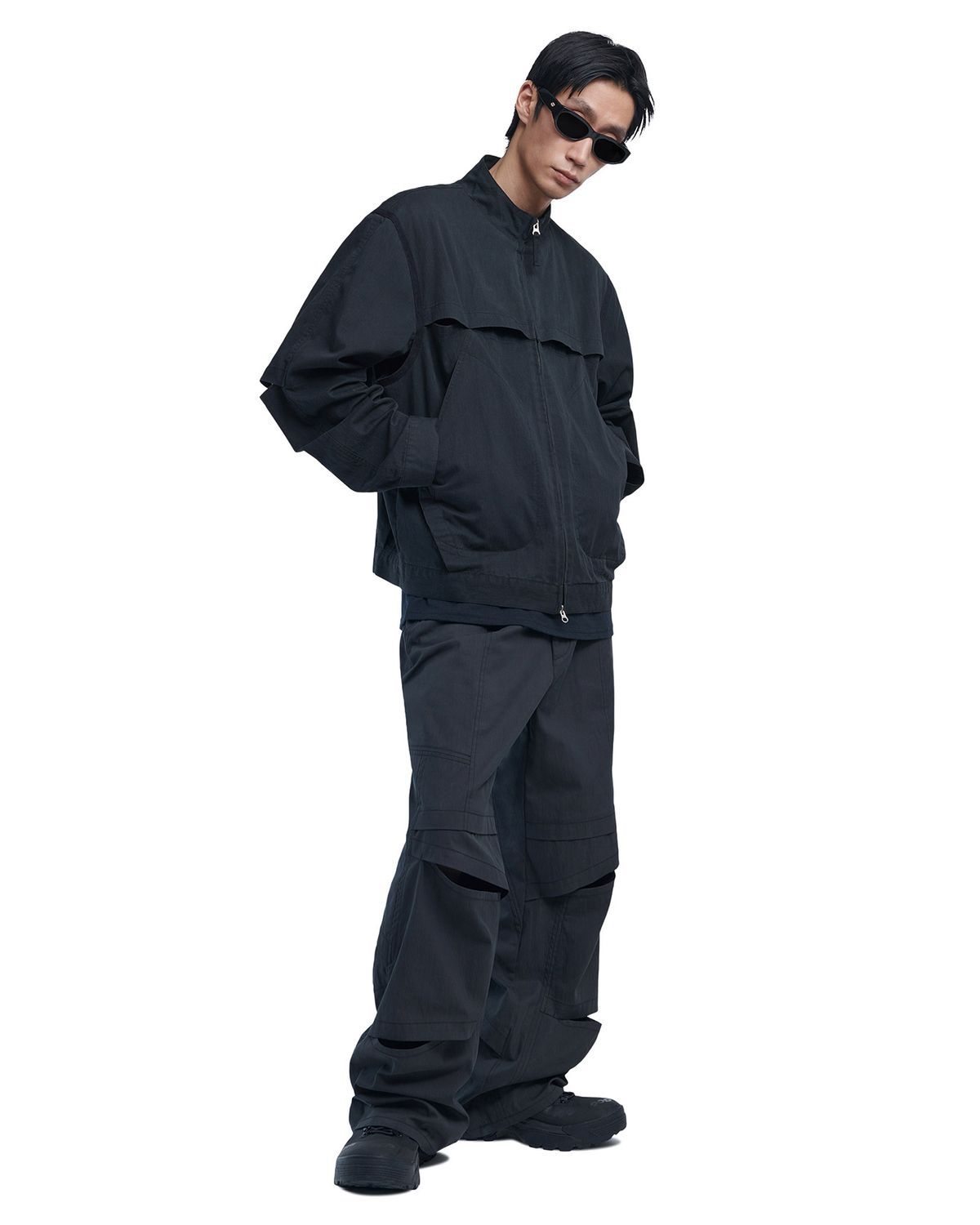노매뉴얼(NOMANUAL) VENTILATION FIELD PANTS - CHARCOAL
