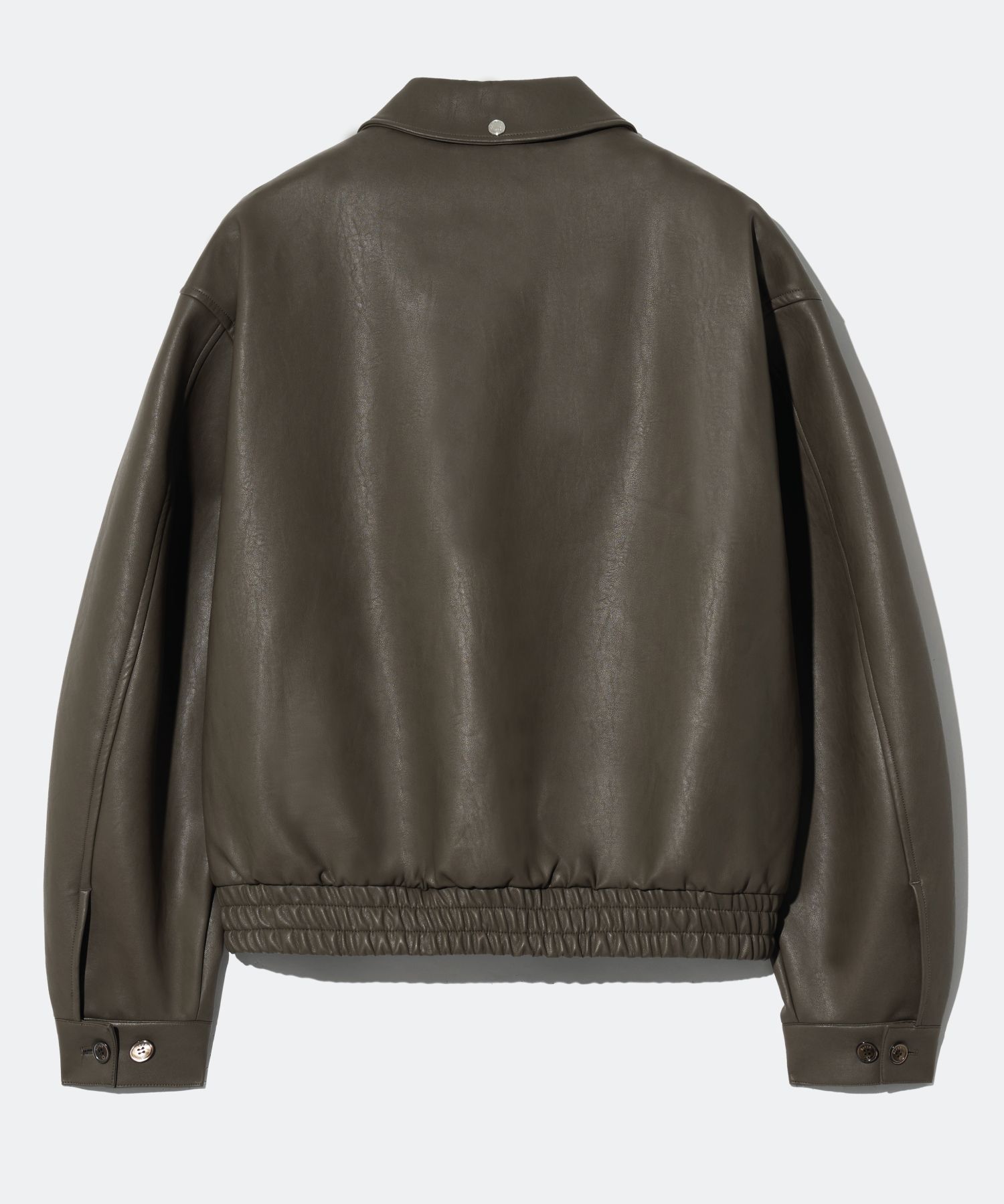 アウターその他 SATUR Theo Vegan Leather Blouson Jacket Vintage Brown SA241U MUSINSA公式 | SATUR Theo Vegan Leather Blouson Jacket