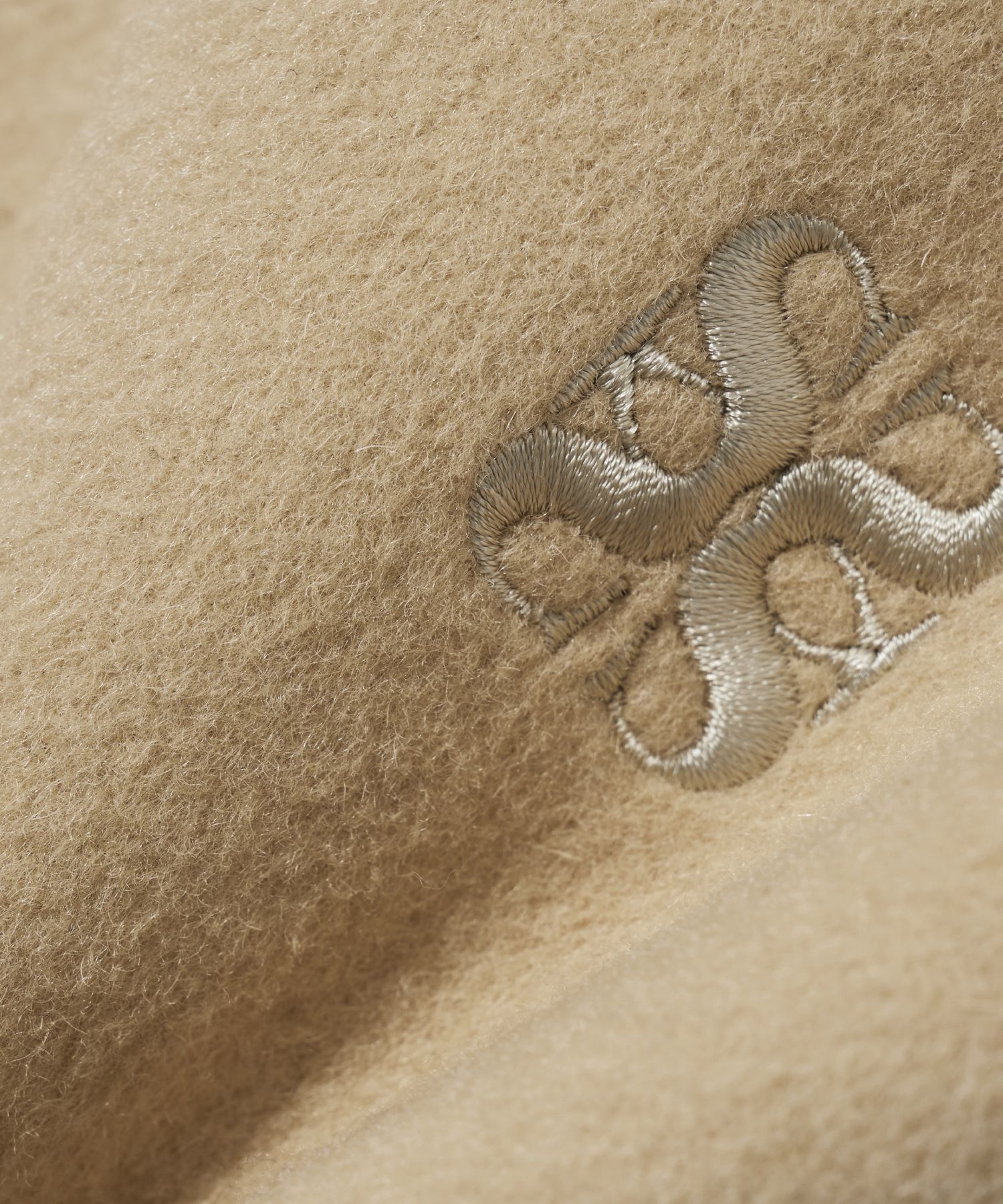 MUSINSA | SATUR Percy wool blend varsity jacket organic beige