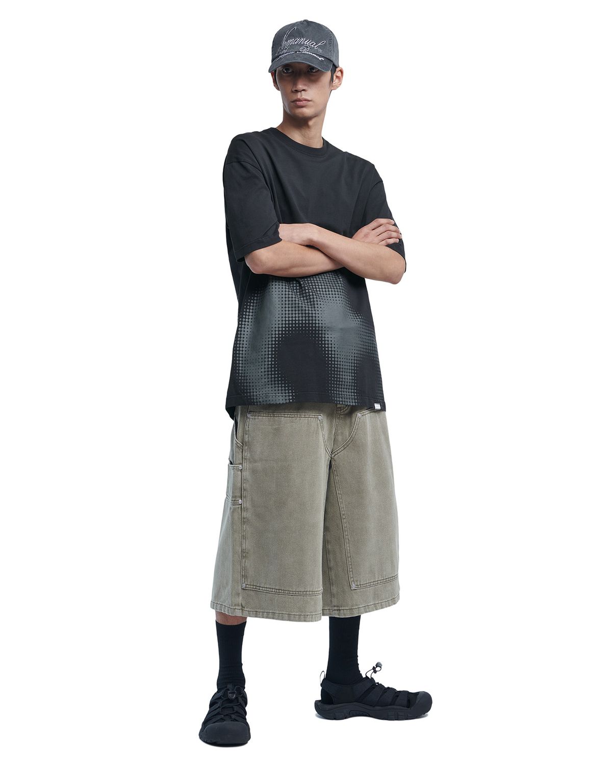 노매뉴얼(NOMANUAL) C.D.L BERMUDA PANTS - KHAKI