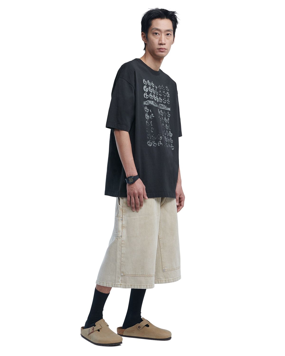 노매뉴얼(NOMANUAL) C.D.L BERMUDA PANTS - SAND