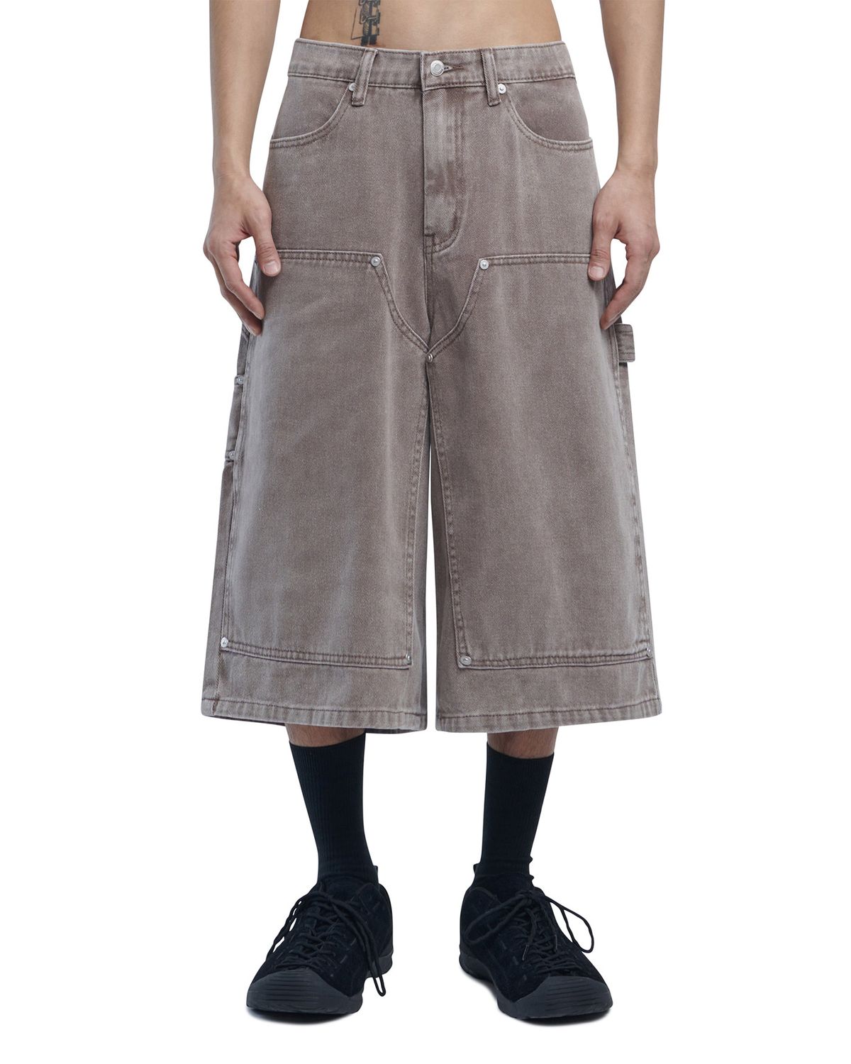 노매뉴얼(NOMANUAL) C.D.L BERMUDA PANTS - MOCHA