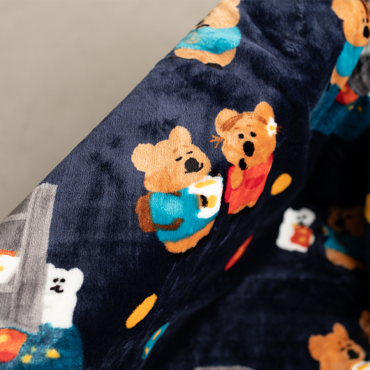 다이노탱(DINOTAENG) Quokka in School Blanket