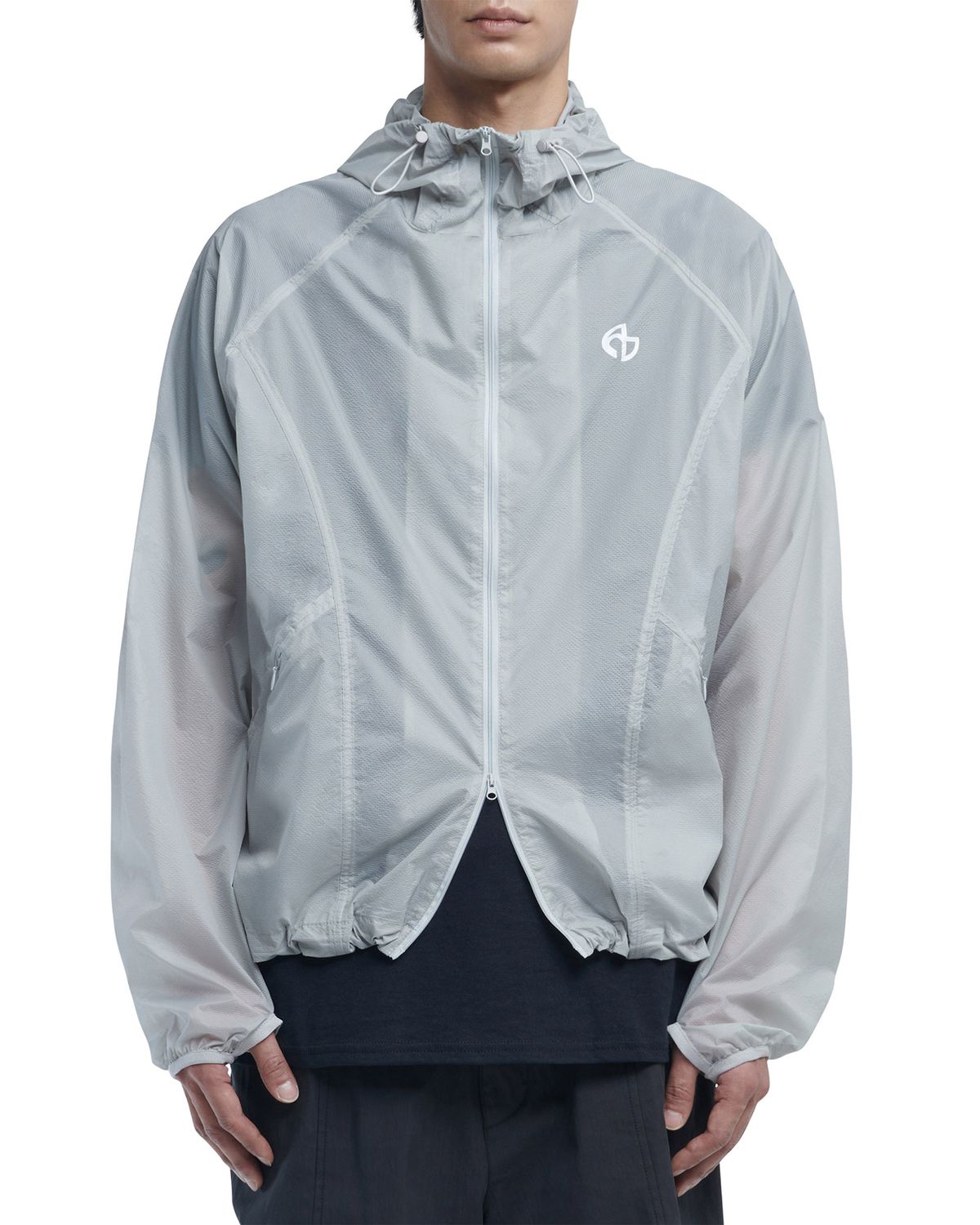 노매뉴얼(NOMANUAL) AETHER NYLON JACKET - GRAY