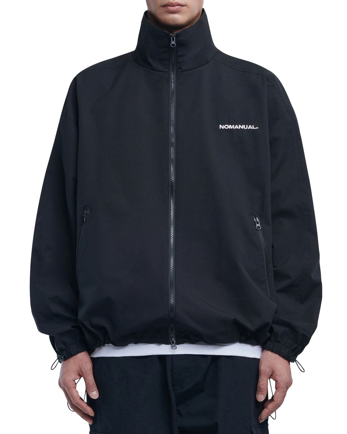 노매뉴얼(NOMANUAL) PENON TRACK TOP - BLACK