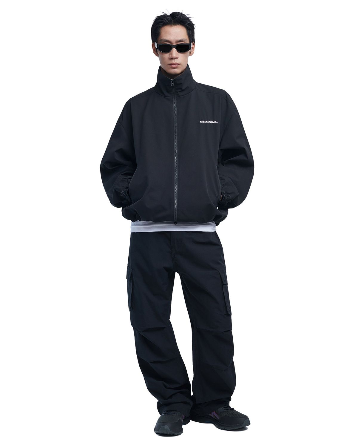 노매뉴얼(NOMANUAL) PENON TRACK TOP - BLACK